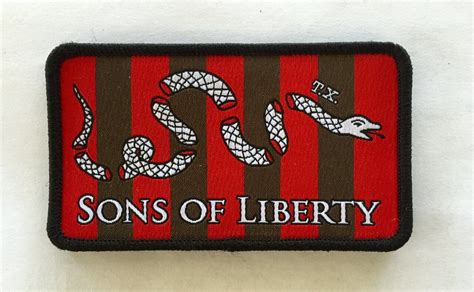 Morale Patch Woven Sons of Liberty TX Flag - Sons Of Liberty Gun Works