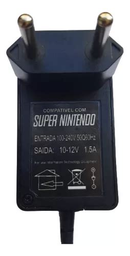 Fonte Compat Vel Super Nintendo Snes Bivolt Autom Tica