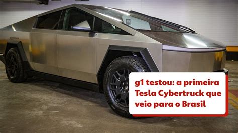 VÍDEO testamos a primeira Tesla Cybertruck do Brasil ao lado de