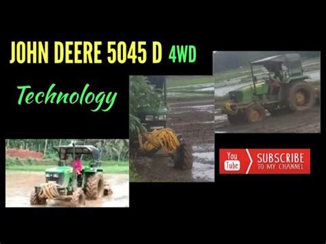 Tractor Stunt JOHNDEERE 5045 D 4WD Technology Traktor Mud Place