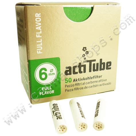 Filtros Actitube Extra Slim 6mm Caja De 50 Canna Shops