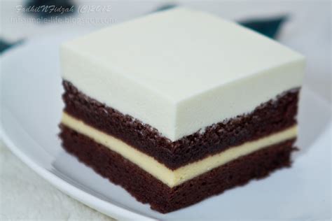 Resepi Kek Lapis Coklat Cheese