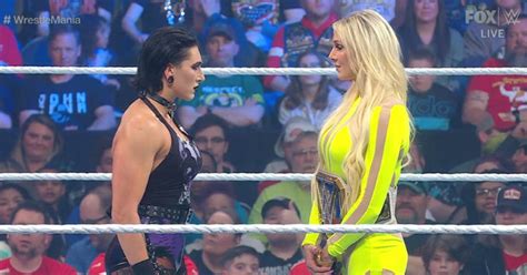 Charlotte Flair And Rhea Ripley Wwe Smackdown Face To Face Turns Into