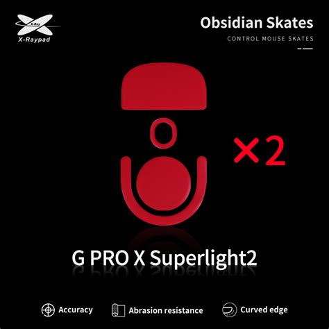 X Raypad Obsidian Skates For G Pro X Superlight 2 X Raypad