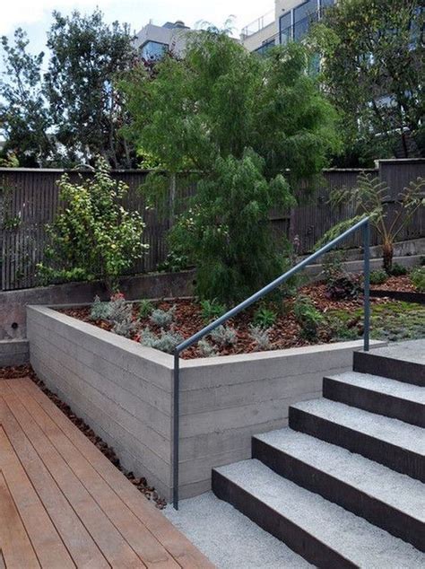 Retaining Wall Ideas - Concrete | back yard | Concrete retaining walls ...