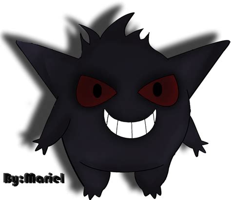 Creepy Gengar Pokemon By Mariel Starblack On Deviantart