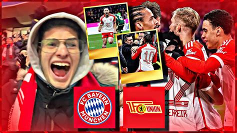 FC BAYERN VS UNION BERLIN Stadionvlog Guerreiro schießt uns zum