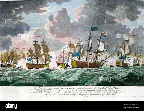 Defeat Of French Fleet Under Marshal Con Hans By Hm Fleet Under Hon Ed ...