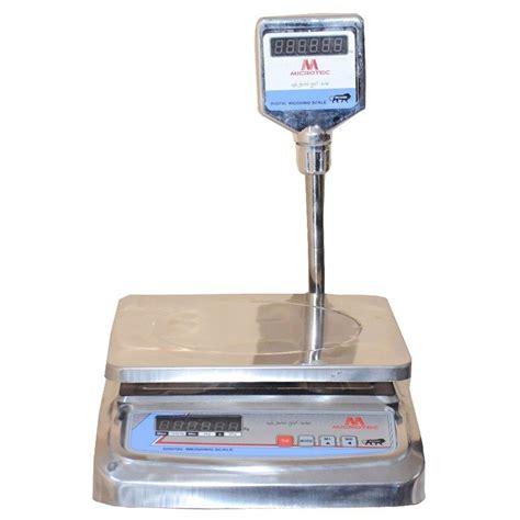 Stainless Steel Microtec Table Top Weighing Scale Capacity 30kg At Rs