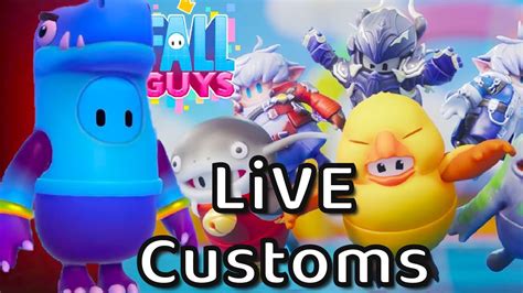 Fall Guys Custom Games Live Custom Lobbies With Viewers Youtube