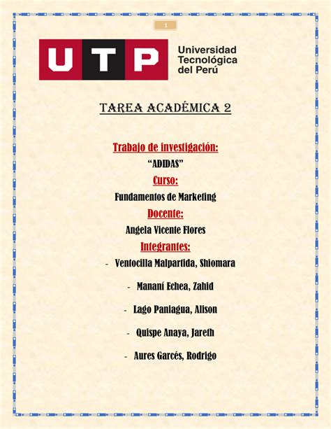 TA2 marketing TAREA ACADÉMICA 2