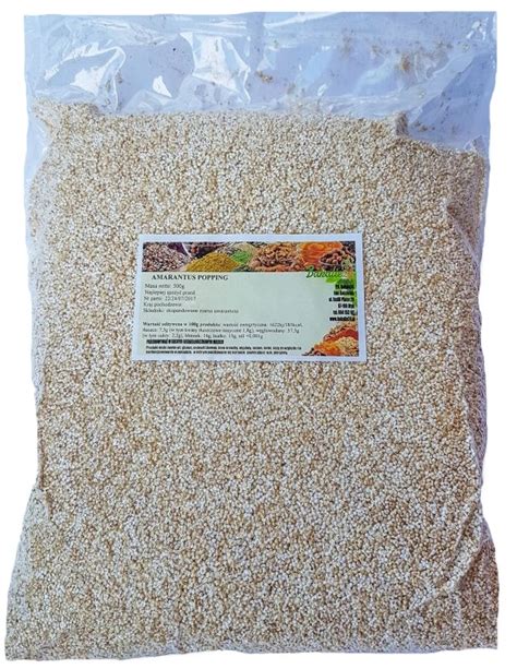 Amarantus EKSPANDOWANY POPPING 500g 7495928258 Oficjalne Archiwum