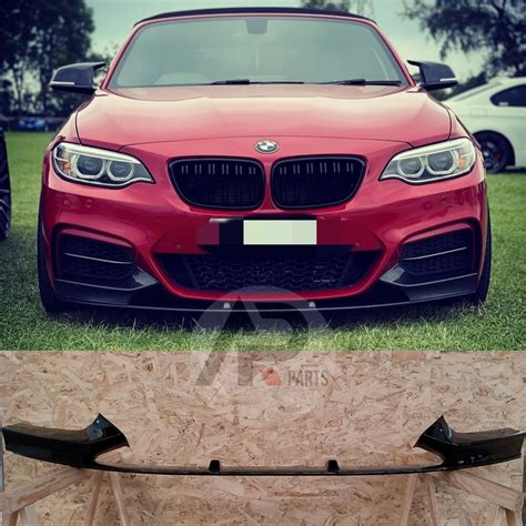 BMW F22 F23 Lip Aba Splitter Frontal Preto Brilhante Mperformance