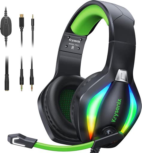 Krysenix PG1 RGB Gaming Headset für PS4 PC Nintendo Switch Xbox one