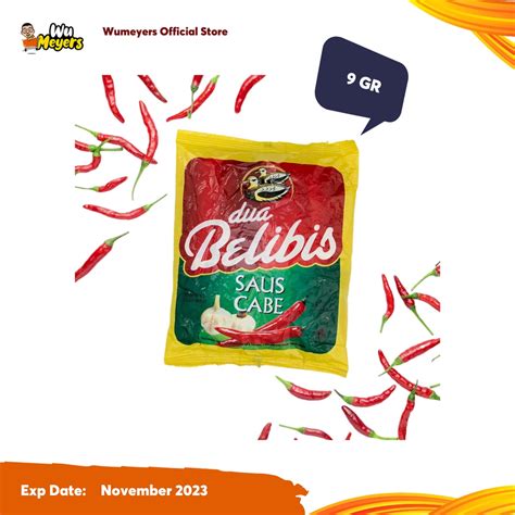 Jual Saus Cabe Cap Dua Belibis Sachet Gr Saos Sambal Dua Belibis