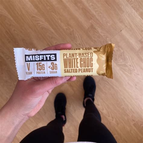 Misfits Plant Based White Choc Salted Peanut Review Abillion