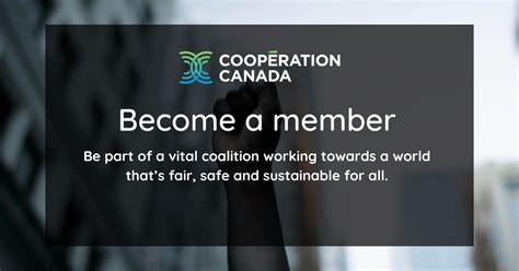 Become A Member Cooperation Canada