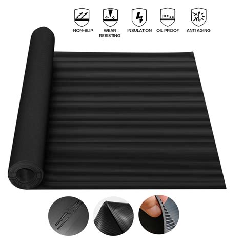 Garage Floor Mat 3mm Thickened Rubber Flooring Roll Anti Slip Trailer Covering Ebay