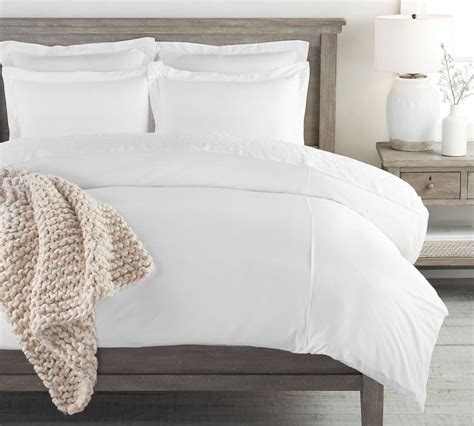 Essential Sateen Duvet Cover Pottery Barn