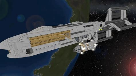 Huge Kerbal Ship Starship Excelsior Build Part Ksp Starship