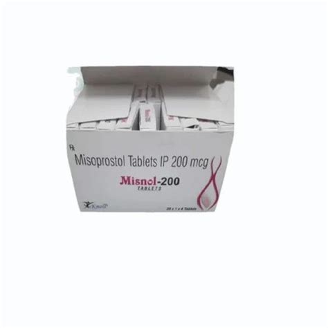Misoprostal 200 Mg, Packaging Size: 1+4 Tablets Kit at ₹ 50/stripe in ...