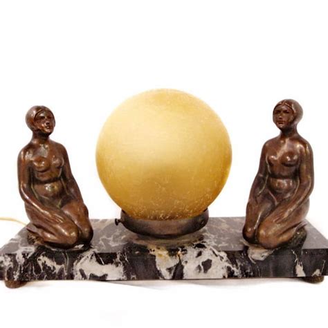 Bronze Nude Lamp Etsy