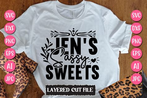 Jens Sassy Sweets Svg Cut File Graphic By Smmedia · Creative Fabrica