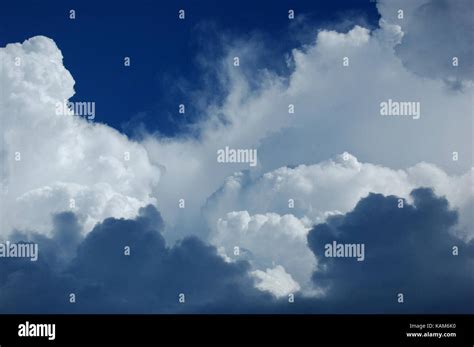 Storm Clouds And Blue Sky Before The Rain Stock Photo Alamy