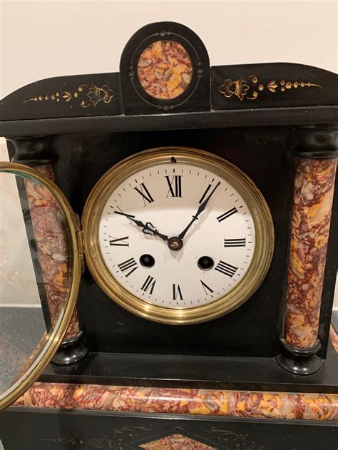 Antiques Atlas Antique French Marble Mantle Clock C1870