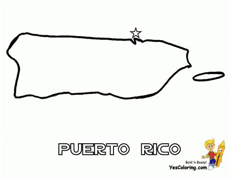 Printable Puerto Rico Coloring Pages - Printable Word Searches