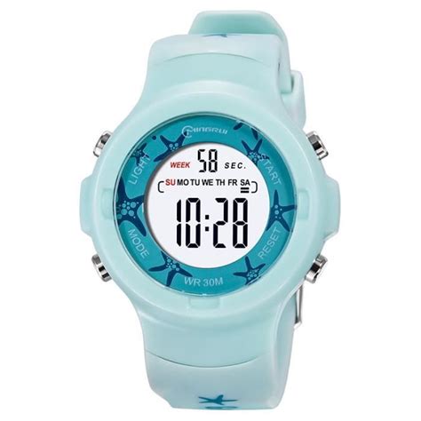 Sharphy Montre Enfant Filles Mode Sports Tanches Lumineux