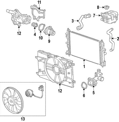 Radiator Components For 2012 Chevrolet Sonic GMPartsDirect