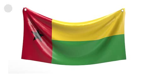 Premium Psd Guinea Bissau Flag