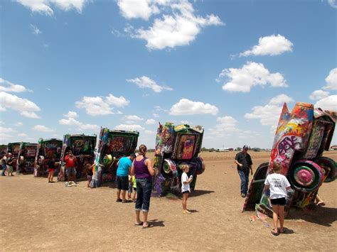 Postcards From Pam And Larry Tucumcari And Cadillac Ranch