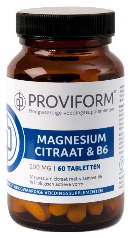 Proviform Magnesium Citraat Mg B Tab Vitadvice Bv