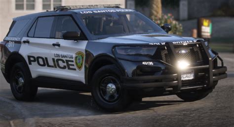 ELS DLC Reflective LSPD Houston Police Dept Pack Vehicle