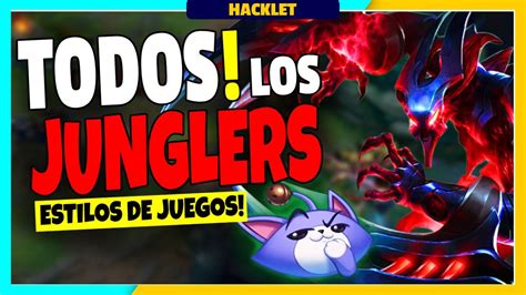 CONOCE Todos Los Tipos De JUNGLAS En LoL Como Jugar JUNGLA Guia