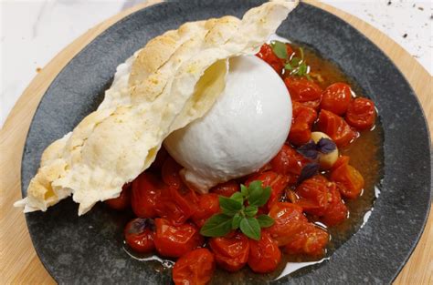 Burrata Tomates Salteados Band Receitas