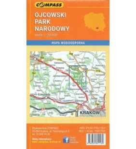 Ojcowski Park Narodowy Mapa Turystyczna Kieszonkowa