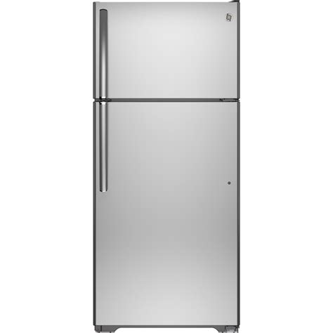 GE GTE16GSHSS 28 Inch Top Freezer Refrigerator With Snack Drawer ADA