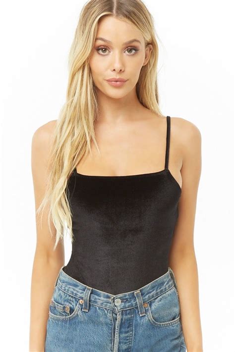 Velvet Cami Bodysuit Forever 21 Cami Bodysuit Velvet Cami Camisole Outfit