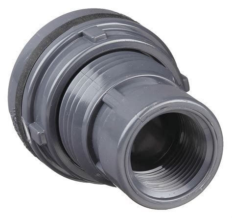 SPEARS PVC 2 In Pipe Size Bulkhead Tank Fitting 3FMY7 8172 020