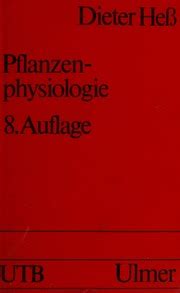 Pflanzenphysiologie Molekulare Und Biochemisch Physiologische