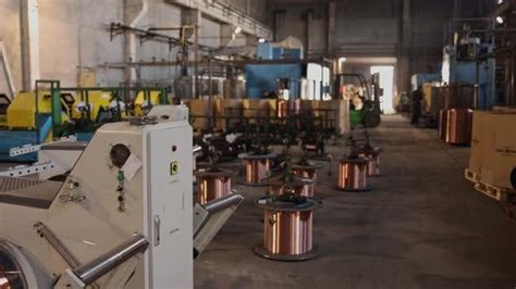 Production Facility Copper Processing Wire Safety Industrial Stock