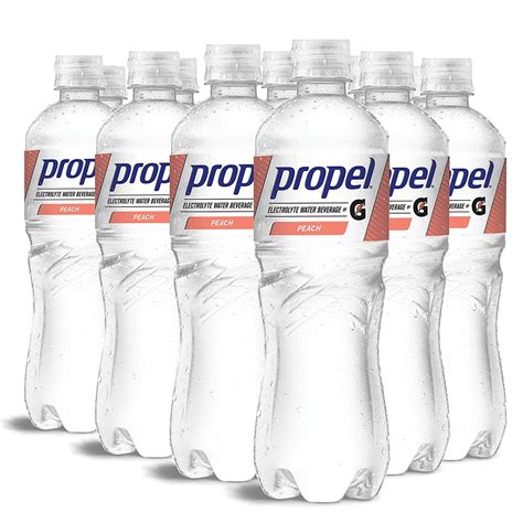 Brandclub - Propel, Peach, Zero Calorie Water Beverage with