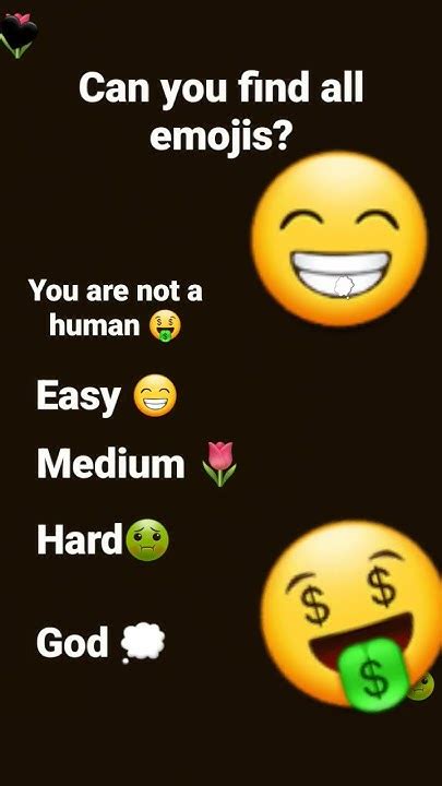 Can You Find All Emojis🤑😁🌷🤢💭 Youtube