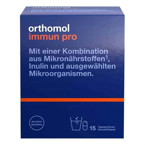 Orthomol Immun Pro Granulat Kapsel 15 St Meine OnlineApo