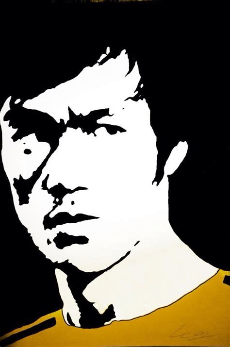 Bruce Lee Pop 195x135cm Bruce Lee Art Bruce Lee Silhouette Art