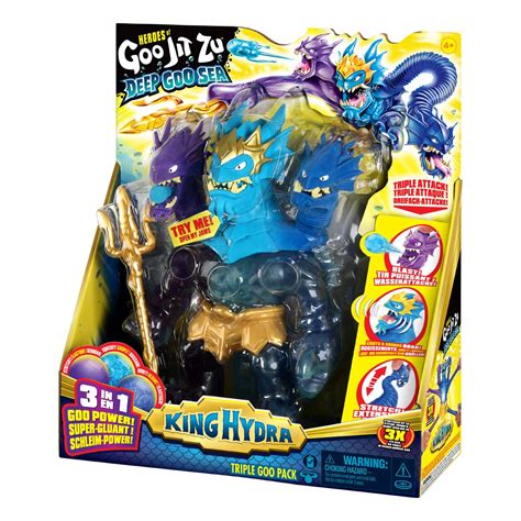 Goo Jit Zu Hydra - Heroes of Goo Jit Zu King Hydra Triple Goo Pack