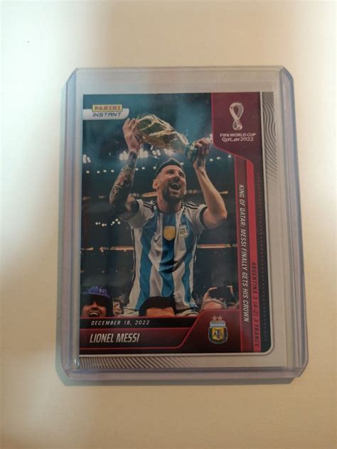 Lionel Messi Panini Instant Lionel Messi Cristiano Ronaldo Match